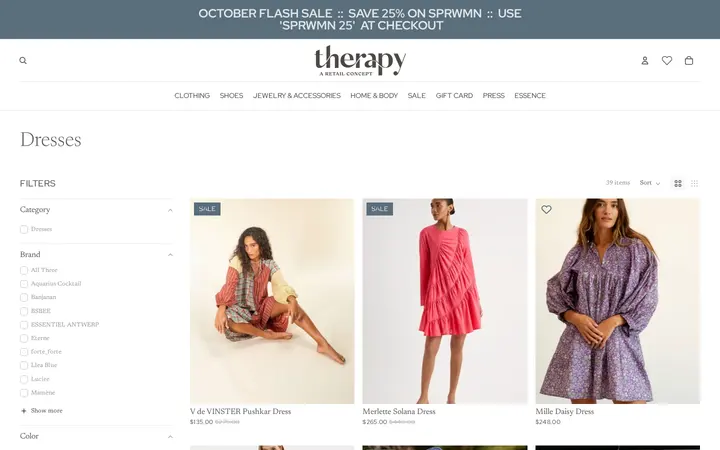 /collections/dresses — Therapy : A Retail Concept
