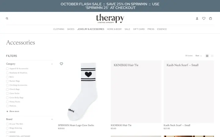 /collections/accessories — Therapy : A Retail Concept