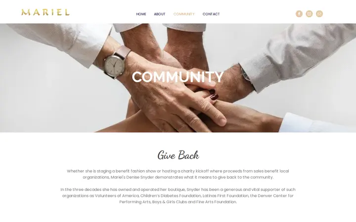 /community — Mariel