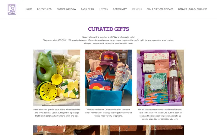 /services.html — Artisan Center