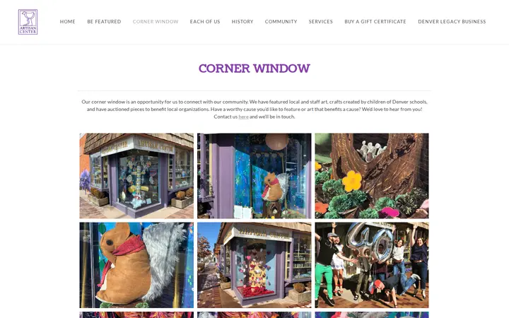 /corner-window.html — Artisan Center