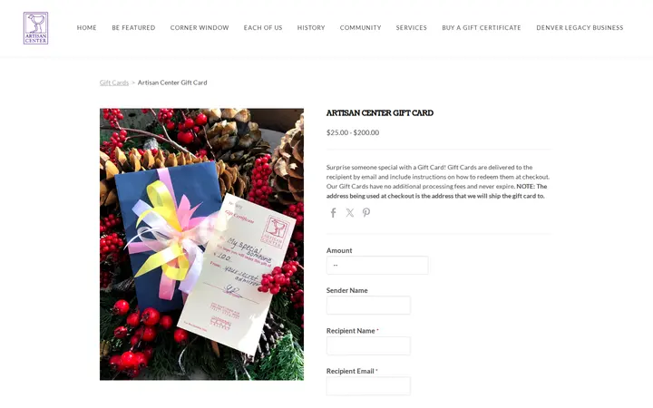 /store/p39/Artisan_Center_Gift_Card.html — Artisan Center