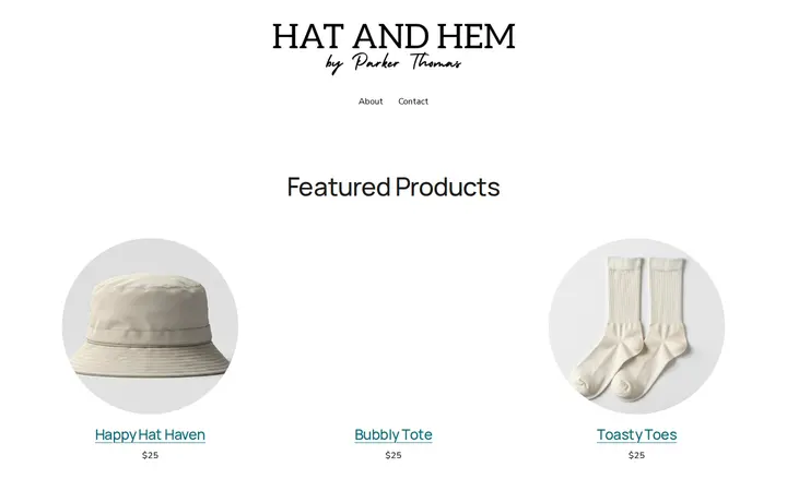 /home — Hat and Hem