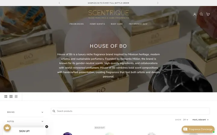 /collections/house-of-bo — Scentrique - Niche Perfumes & Home Fragrances Denver