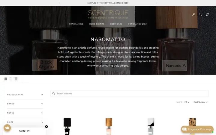 /collections/nasomatto — Scentrique - Niche Perfumes & Home Fragrances Denver