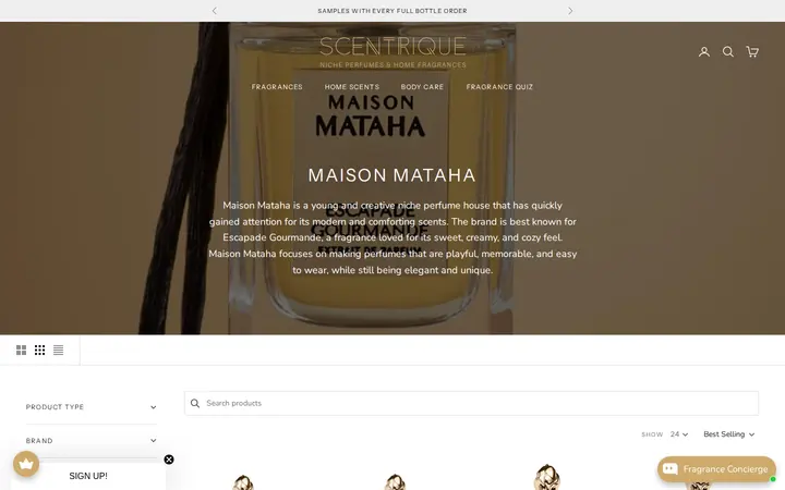 /collections/maison-mataha — Scentrique - Niche Perfumes & Home Fragrances Denver
