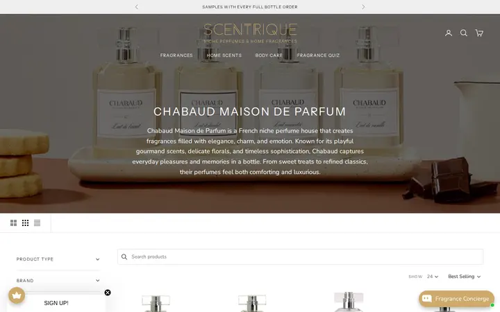 /collections/chabaud — Scentrique - Niche Perfumes & Home Fragrances Denver