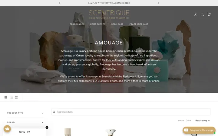 /collections/amouage — Scentrique - Niche Perfumes & Home Fragrances Denver