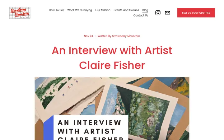 /blog/interview-with-claire-fisher — Strawberry Mountain