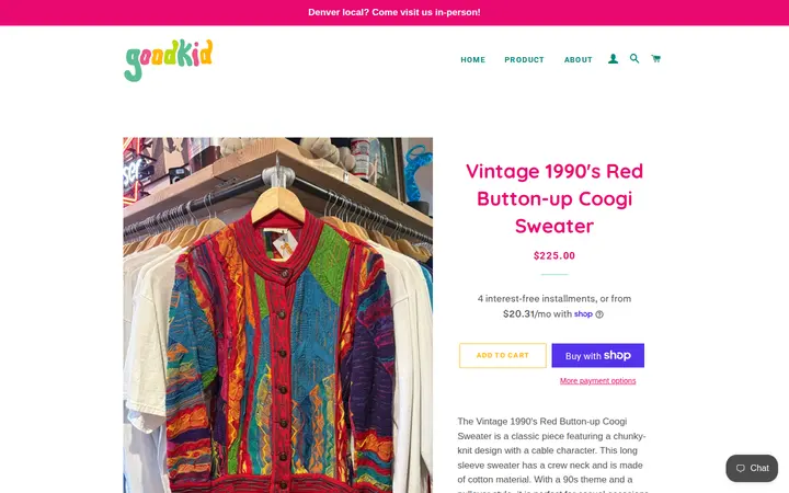 /products/vintage-1990s-red-button-up-coogi-sweater — GoodKid