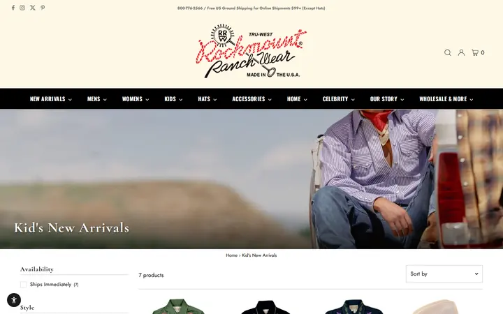 /collections/kids-new-arrivals — Rockmount Ranch Wear Mfg Co