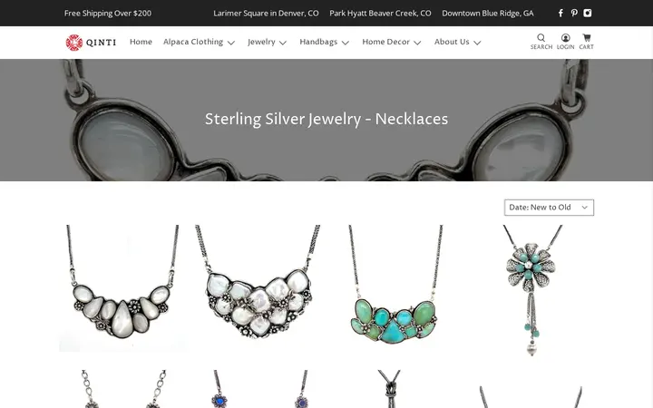 /collections/sterling-silver-jewelry-necklaces — QINTI - The Peruvian Shop