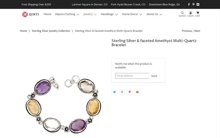 /collections/sterling-silver-jewelry-collection/products/sterling-silver-faceted-amethyst-multi-quartz-bracelet — QINTI - The Peruvian Shop