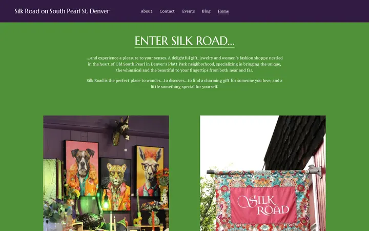 Website of Silk Road