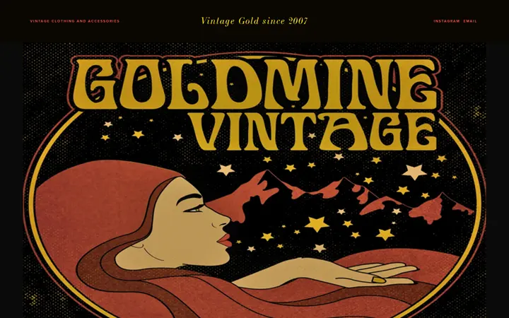 Website of Goldmine Vintage