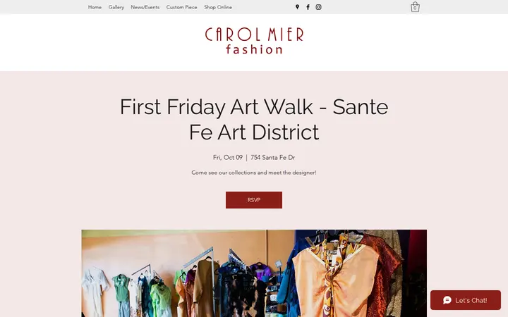 /event-info/first-friday-art-walk-sante-fe-art-district-2026-10-09-18-00 — Carol Mier Fashion