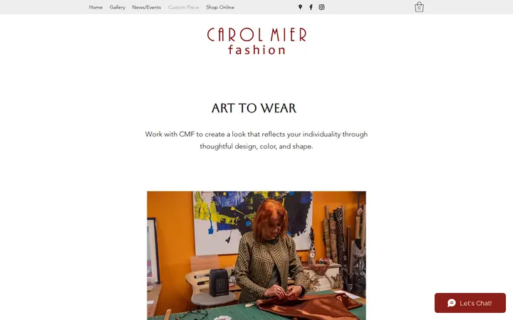 /book-online — Carol Mier Fashion
