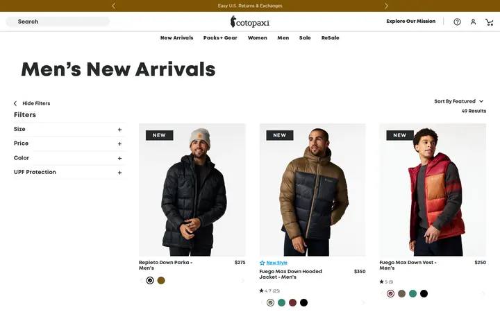 /collections/mens-new-arrivals — Cotopaxi Larimer Square