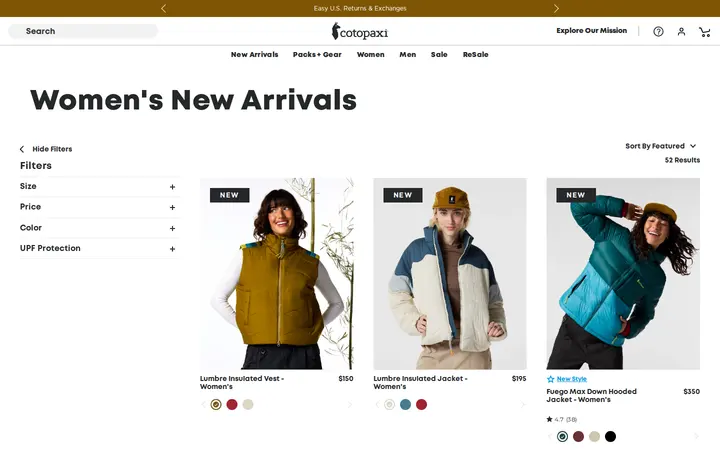 /collections/womens-new-arrivals — Cotopaxi Larimer Square