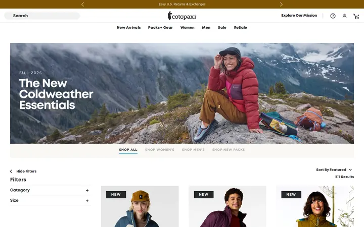 /collections/f26-collection — Cotopaxi Larimer Square
