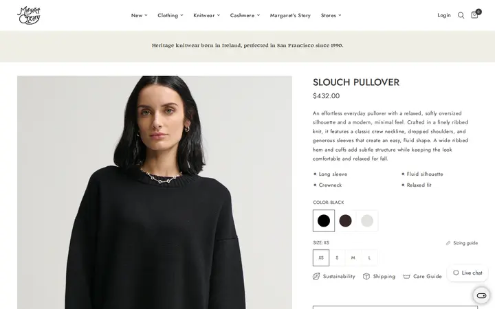 /collections/new-arrivals/products/slouch-pullover — Margaret O'Leary