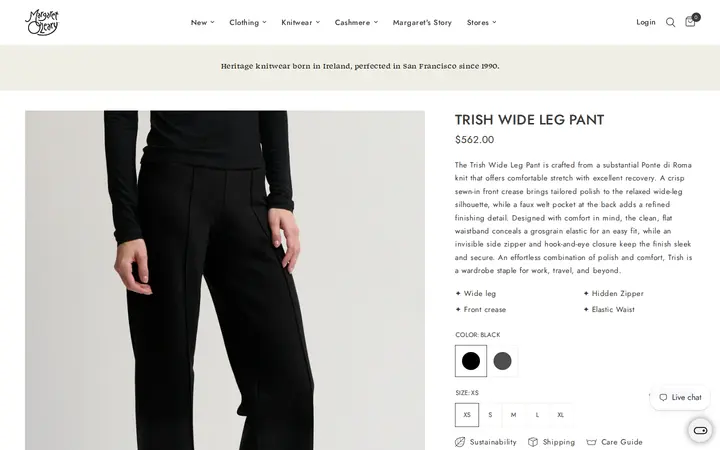 /collections/new-arrivals/products/trish-wide-leg-pant-1 — Margaret O'Leary