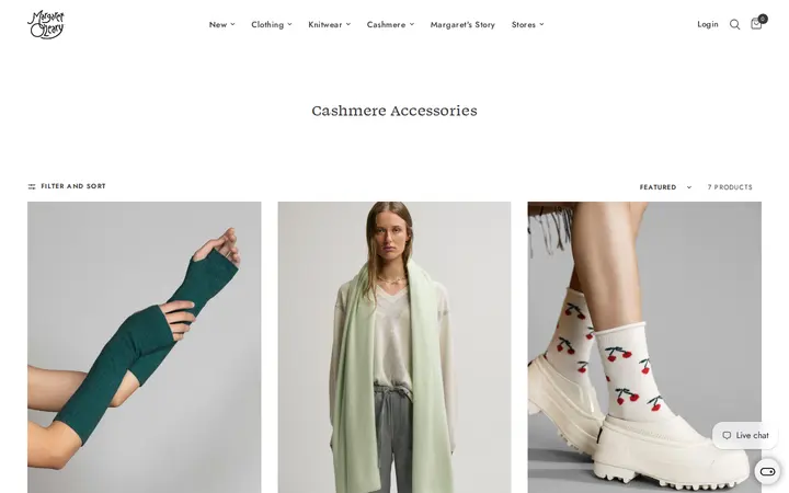 /collections/cashmere-accessories — Margaret O'Leary