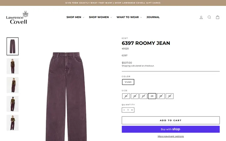/collections/shop-womens-shop-by-designer-6398/products/639-cord-roomy-jean-f — Lawrence Covell