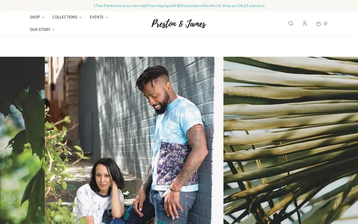 Website of Preston and James