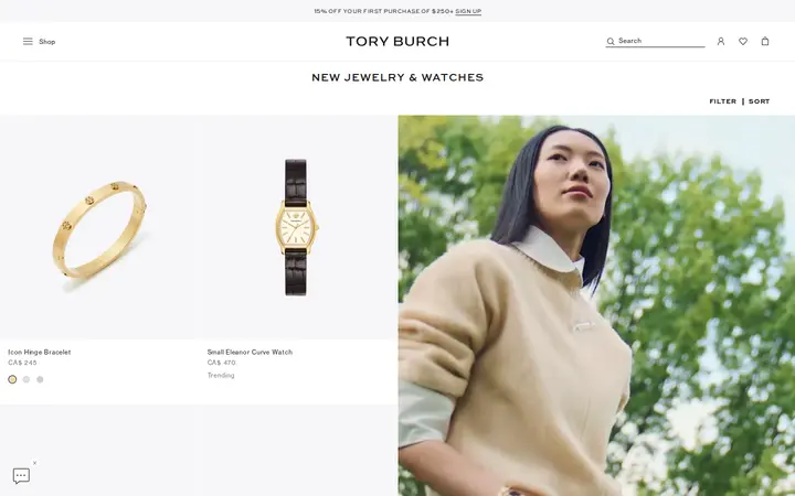 /en-ca/accessories/jewelry/newarrivals — Tory Burch Outlet