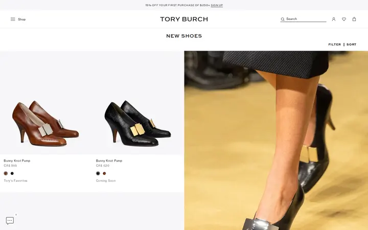 /en-ca/shoes/new-arrivals — Tory Burch Outlet