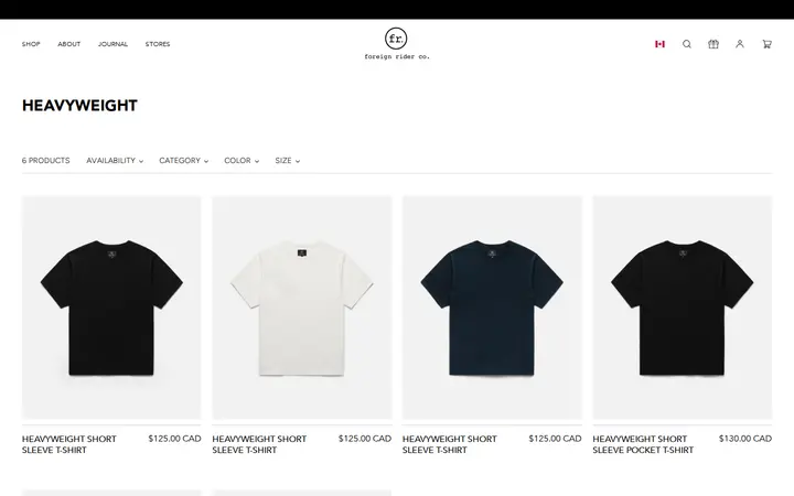 /collections/heavyweight — Foreign Rider Co