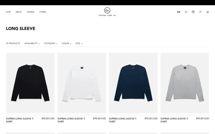 /collections/long-sleeve-t-shirts — Foreign Rider Co