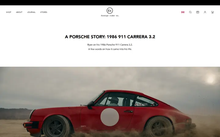 /pages/a-porsche-story-1986-911-carrera-3-2 — Foreign Rider Co