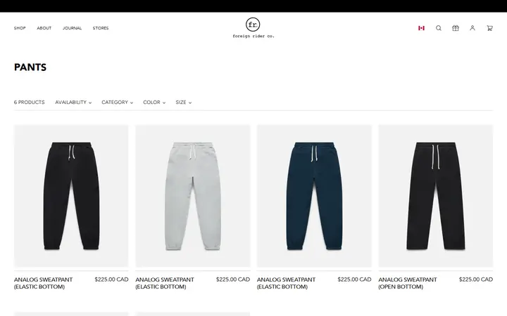 /collections/pants — Foreign Rider Co