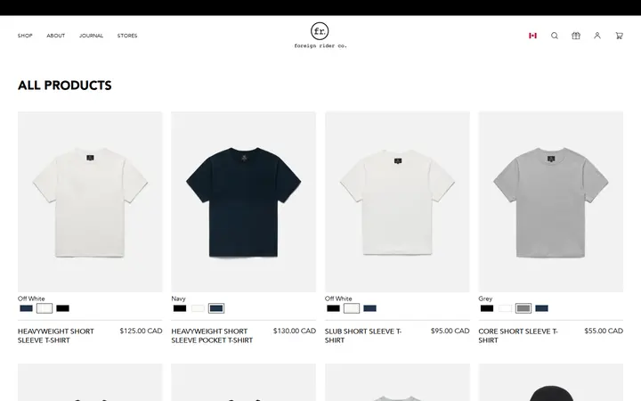 /collections/all — Foreign Rider Co