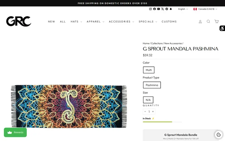 /collections/new-arrival-accessories/products/g-sprout-mandala-pashmina — Grassroots California