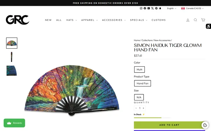 /collections/new-arrival-accessories/products/simon-haiduk-tiger-glowm-hand-fan — Grassroots California