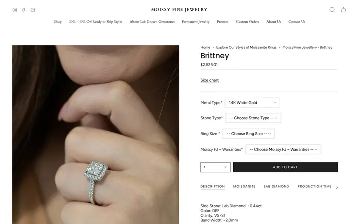/collections/shop-inventory-collection/products/brittney — Moissy Fine Jewelry Denver ~ Moissanite & Lab-Grown Diamond Experts and Permanent Jewelry Store
