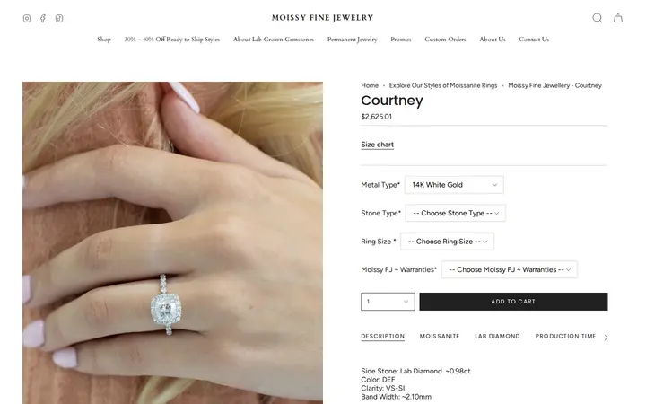 /collections/shop-inventory-collection/products/courtney — Moissy Fine Jewelry Denver ~ Moissanite & Lab-Grown Diamond Experts and Permanent Jewelry Store