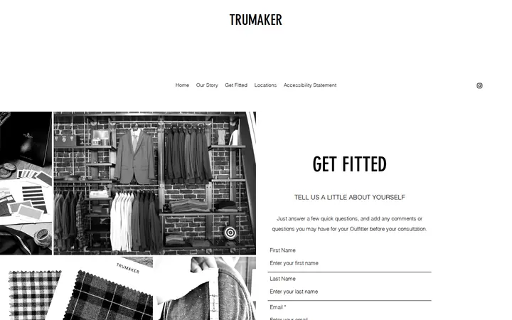 /get-fitted — Trumaker