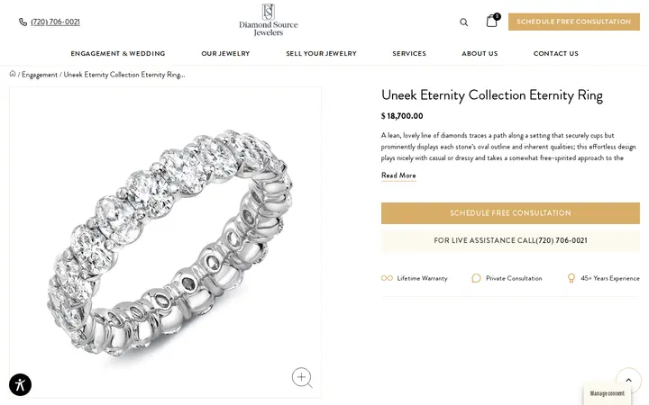 /product/uneek-eternity-collection-eternity-ring-12 — Diamond Source Jewelers
