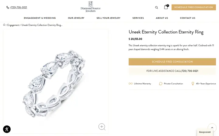 /product/uneek-eternity-collection-eternity-ring-11 — Diamond Source Jewelers