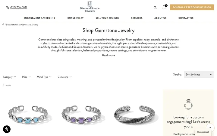 /shop-gemstone-jewelry — Diamond Source Jewelers