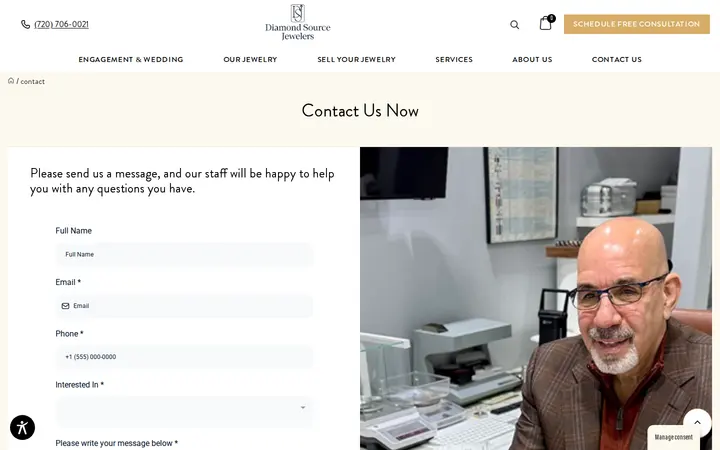 /contact — Diamond Source Jewelers