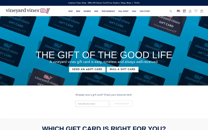 /giftcards — vineyard vines Outlet