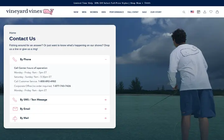 /contact — vineyard vines Outlet