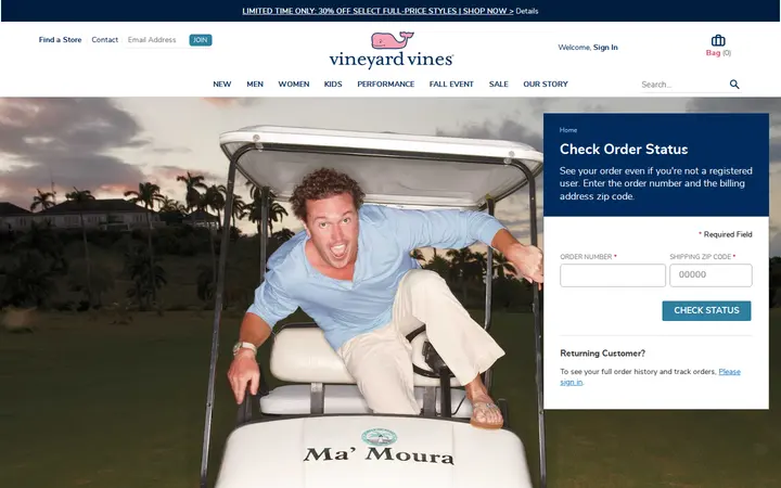 /checkorderstatus — vineyard vines Outlet