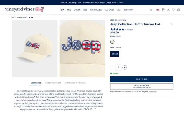 /product/mens-headwear/jeep-collection-hi-pro-trucker-hat/1F003617.html — vineyard vines Outlet