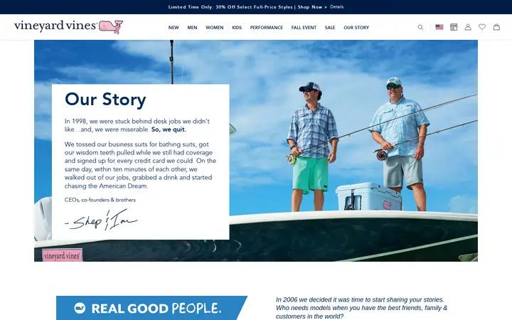 /content/our-story — vineyard vines Outlet